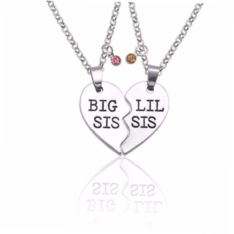Simple Heart-shaped Pendant For Sisters And Best Friends