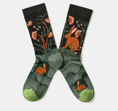 Personalized Oil Painting Ladies' Street Style Fashion Trend Cotton Socks