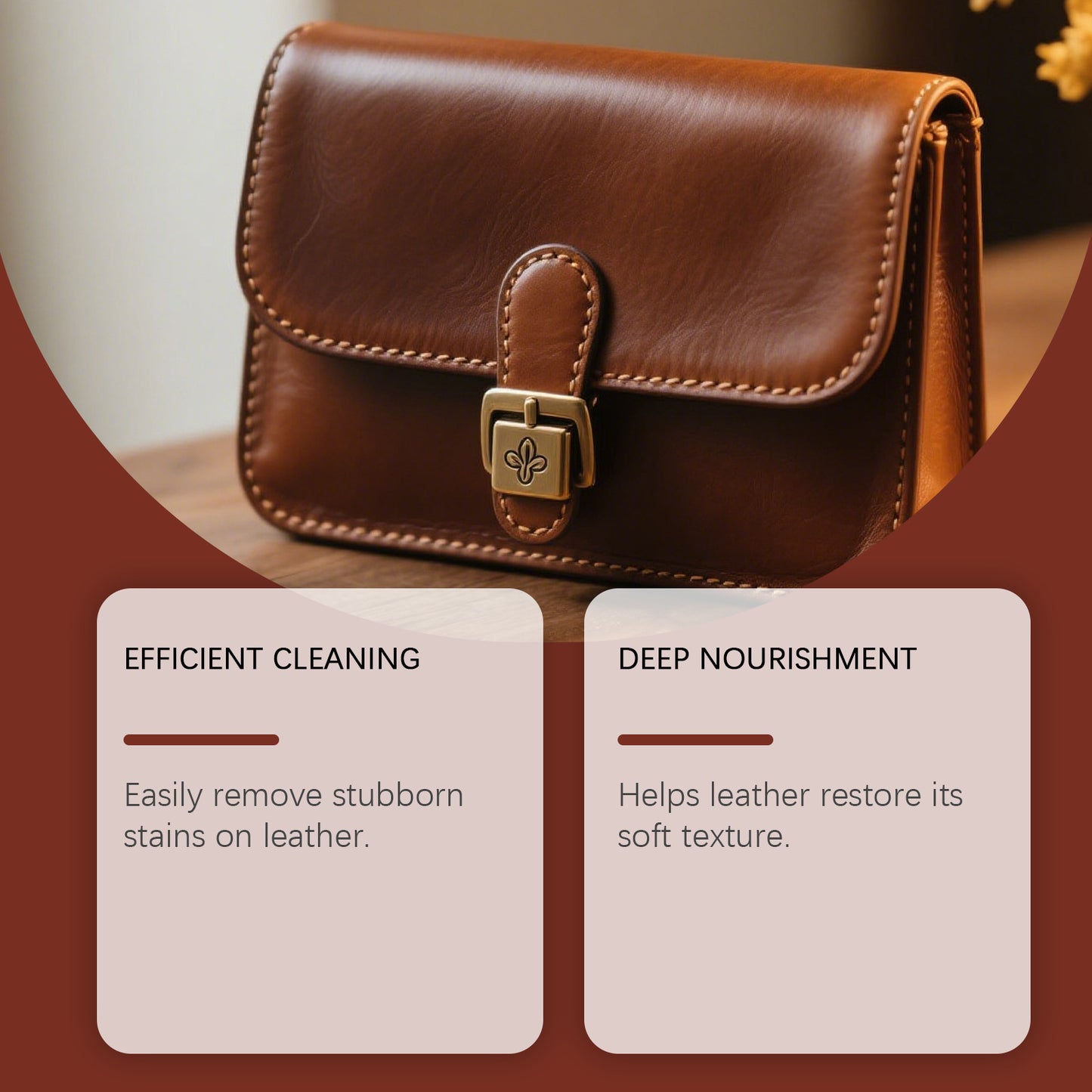 Shine Restorer And Stain-Resistant Leather Cleaning & Care Kit