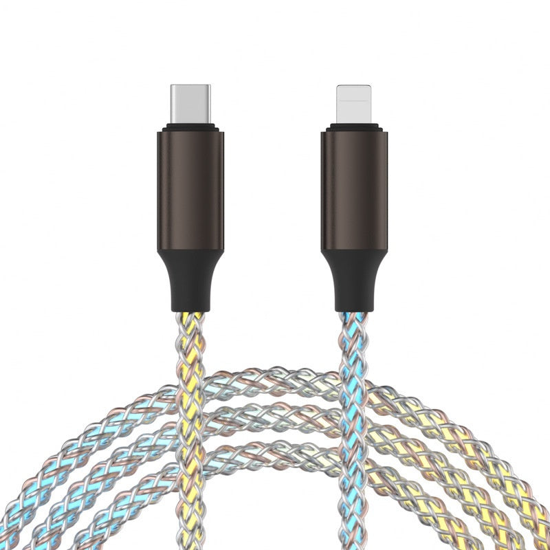 RGB Colorful Data Cable Luminous Charging Cable