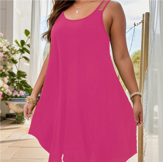Fashion Plus Size Design Loose And Comfortable Dress