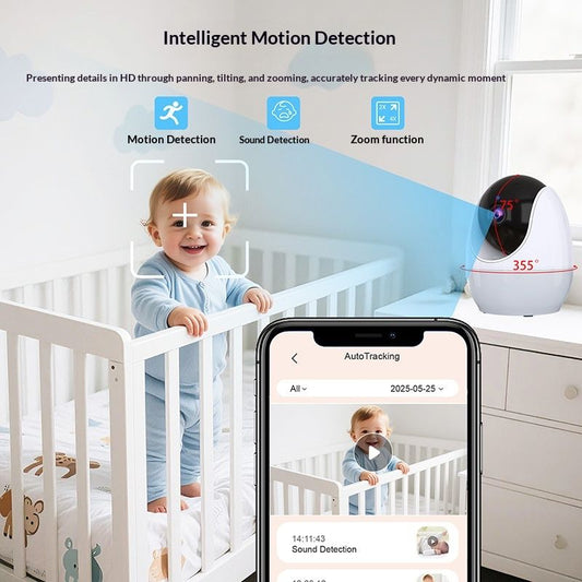 New High-definition Baby Monitor With A Dual-mode Mobile App