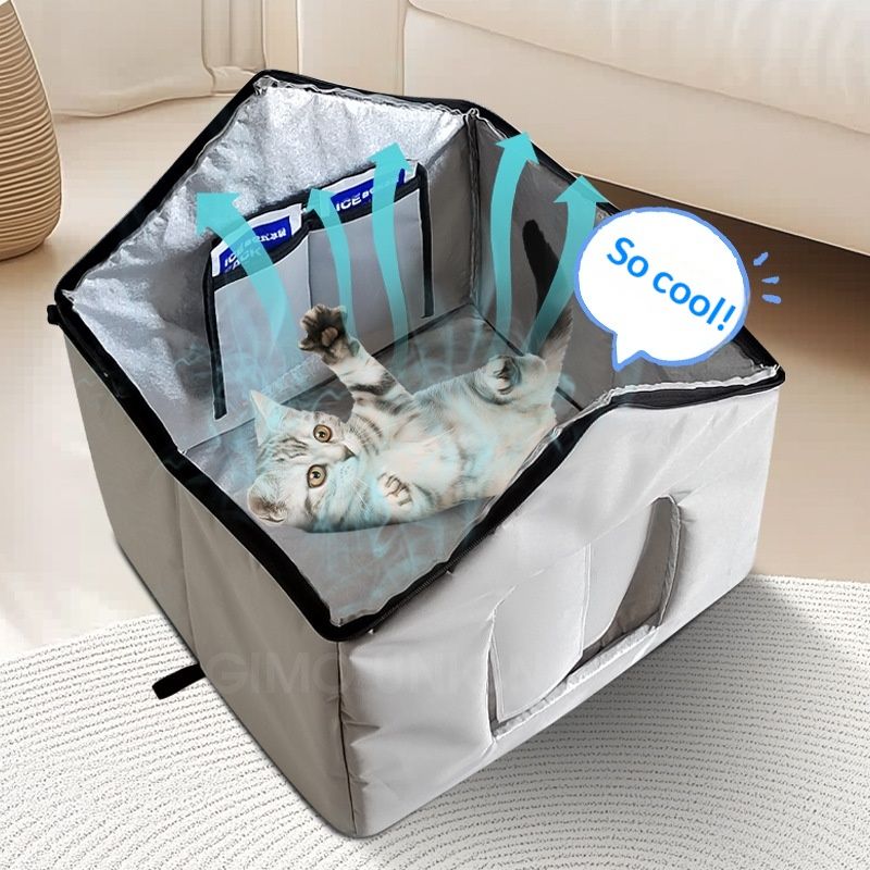 Summer Cooling Air-conditioned Cat Bed Outdoor Stray Cat House
