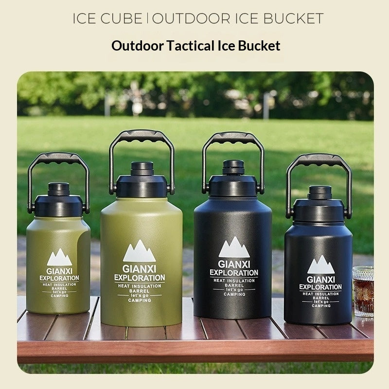Outdoor Camping Picnic Stainless Steel Insulated Food Carrier