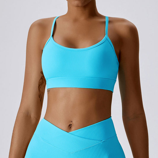 Europe And America Yoga Top Women's Running Quick Dry