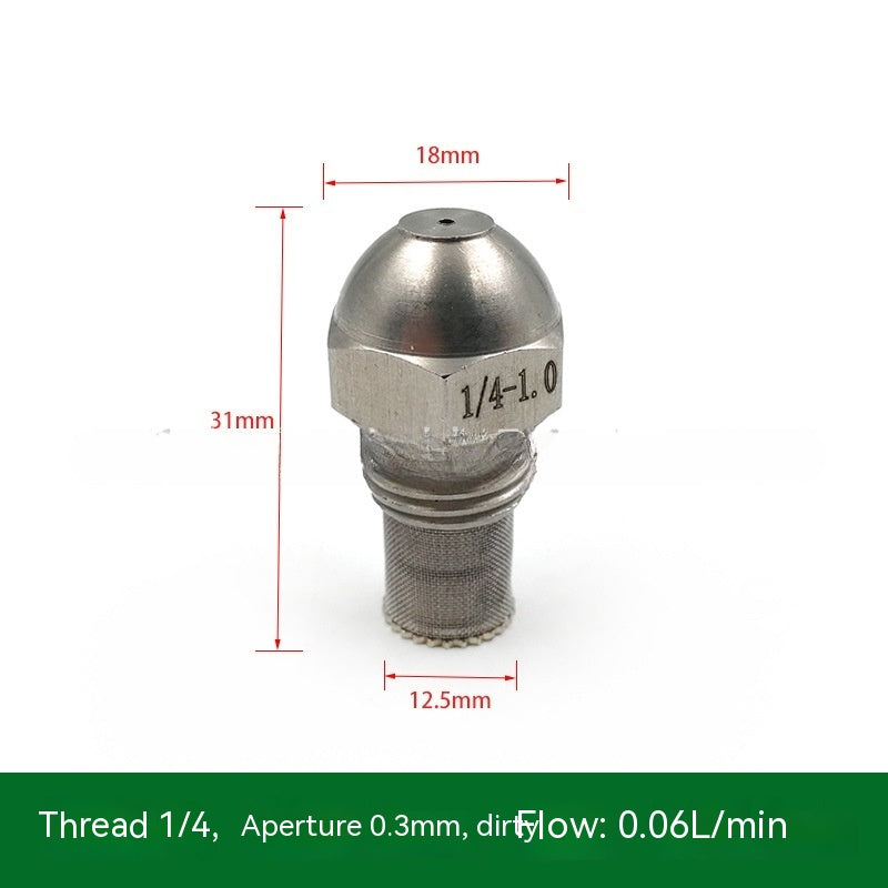 High And Low Pressure Fine Atomization 304 Stainless Steel Nozzle 2 Points Humidifying And Cooling Methanol Combustion Head