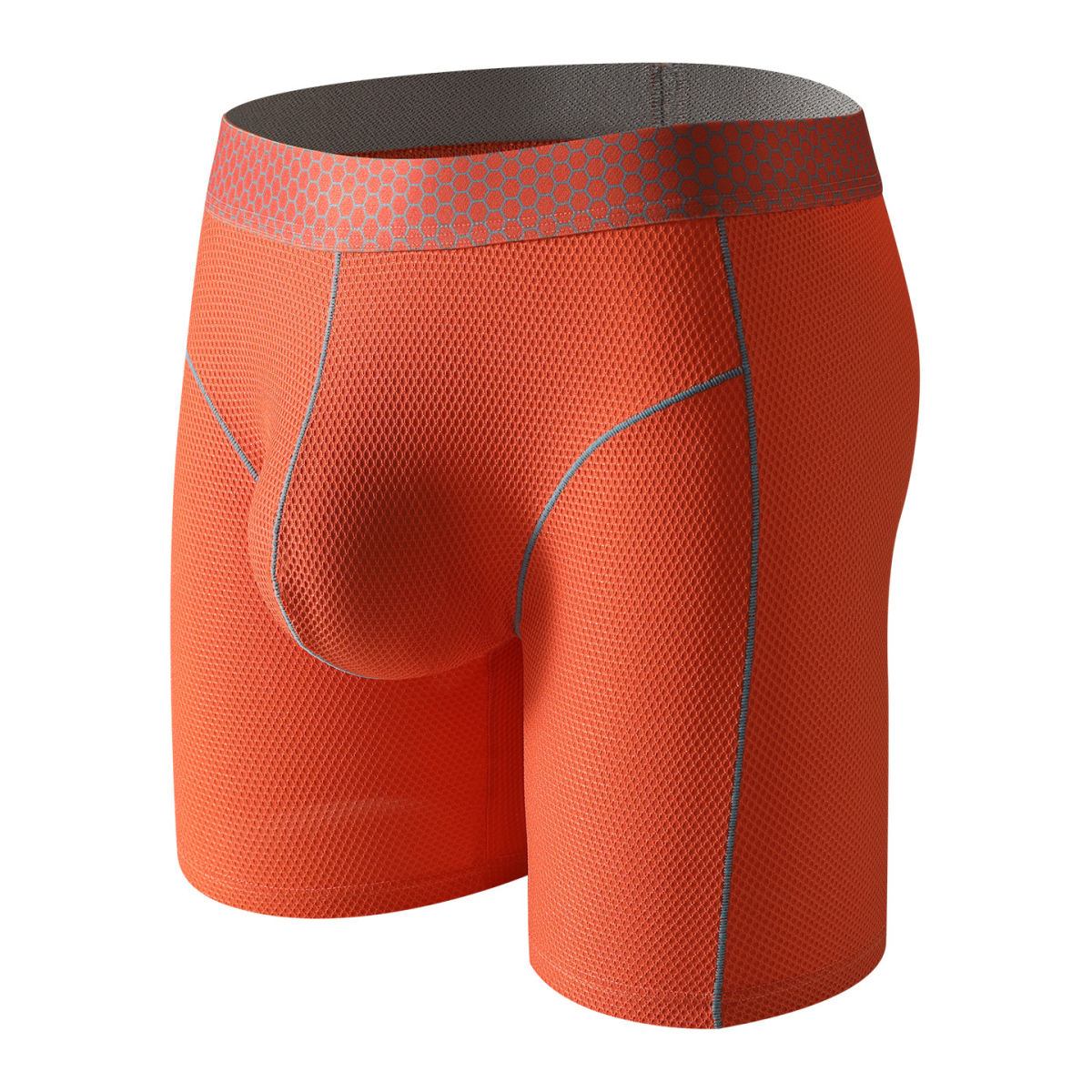 Men's Mid-Waist Boxer Briefs For Sports And Fitness