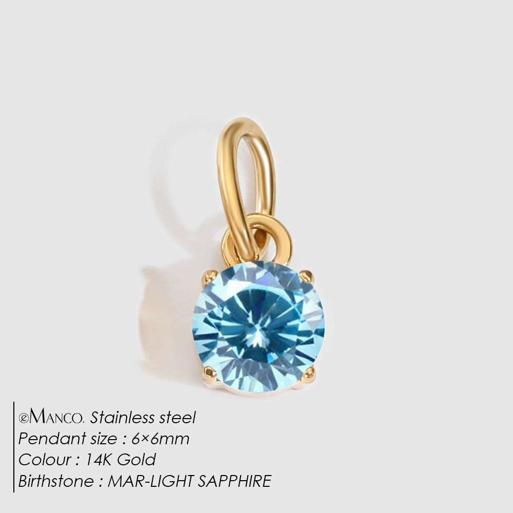 DIY Jewelry Accessories Stainless Steel Pendant Charms