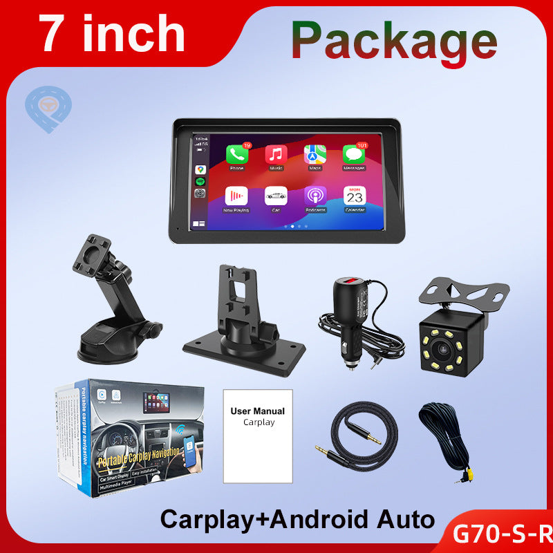 Portable 7-inch In-car Smart Screen With Wireless CarPlay
