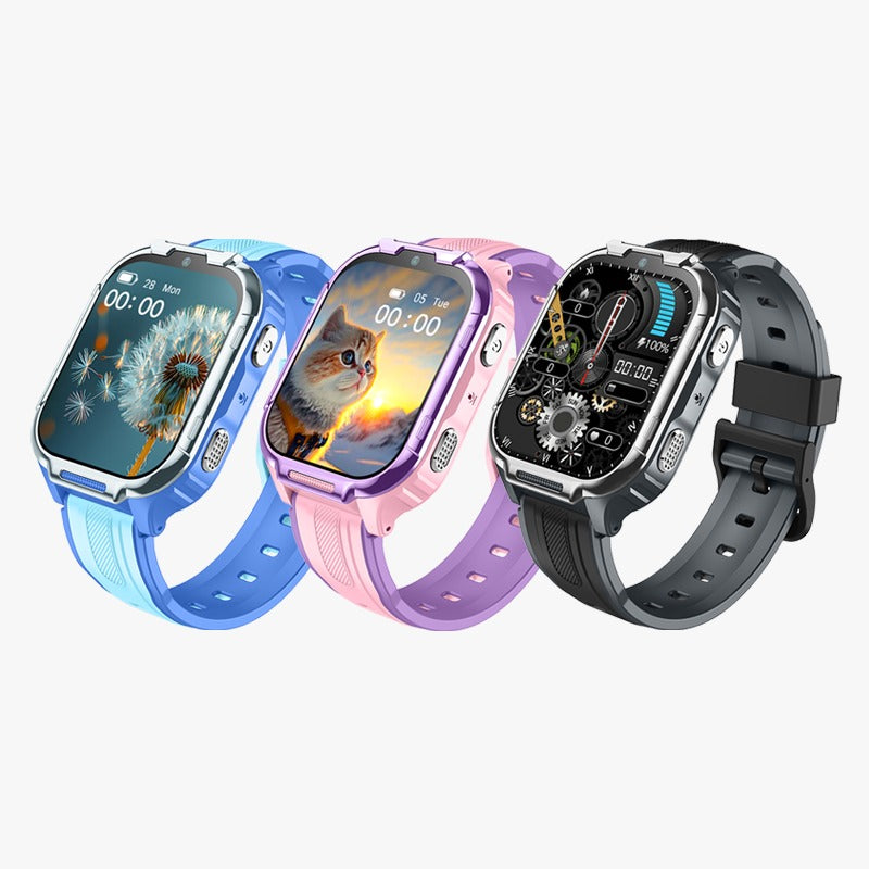 4G Kids Smart Watch With GPS Tracker, Video Call, SOS Safety Alert, WiFi Positioning, Camera, Sleep Monitor Pedometer Smartwatch For Boys And Girls