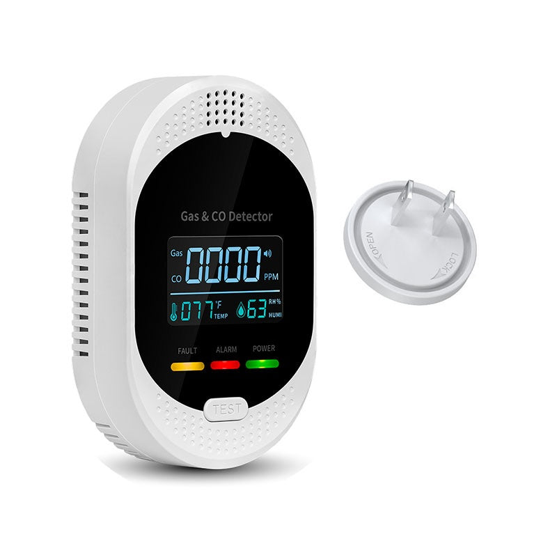 Carbon Monoxide Detector For Home And RV Four-in-onemeasures Temperature Humidity And Gas