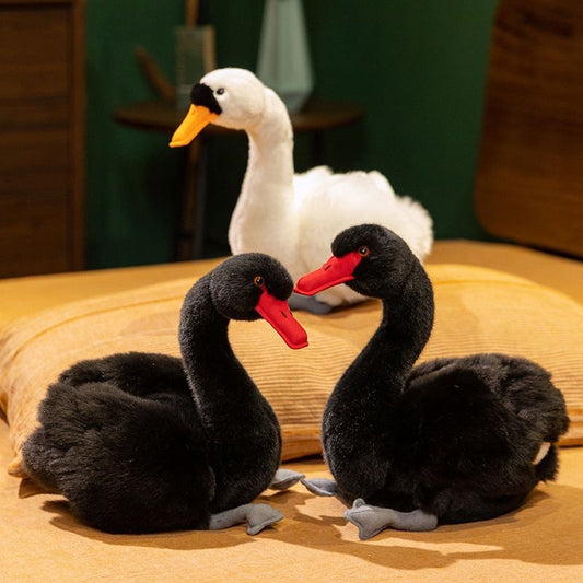 Fashion Cartoon Black Swan Doll Plush Toys