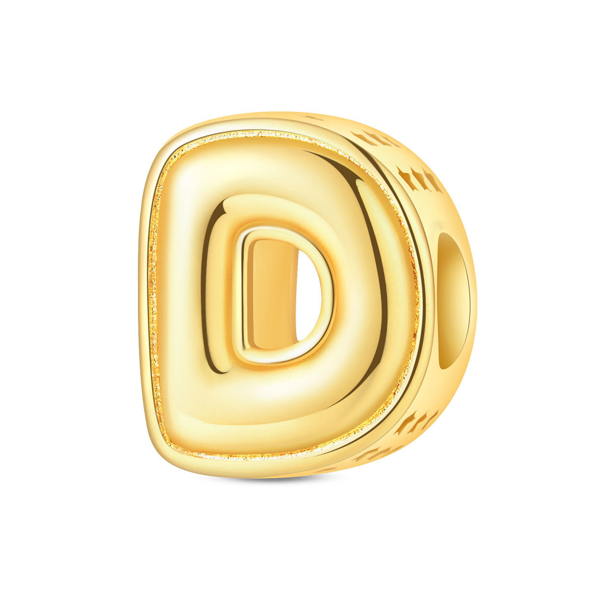 Gold-plated Copper DIY Bracelet Bead Accessories With English Letters