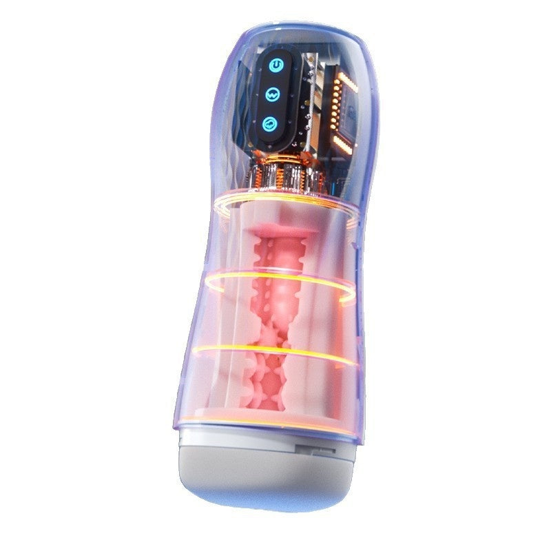 Flirty Smart Masturbator With Voice Playback Heating And Sucking Functions