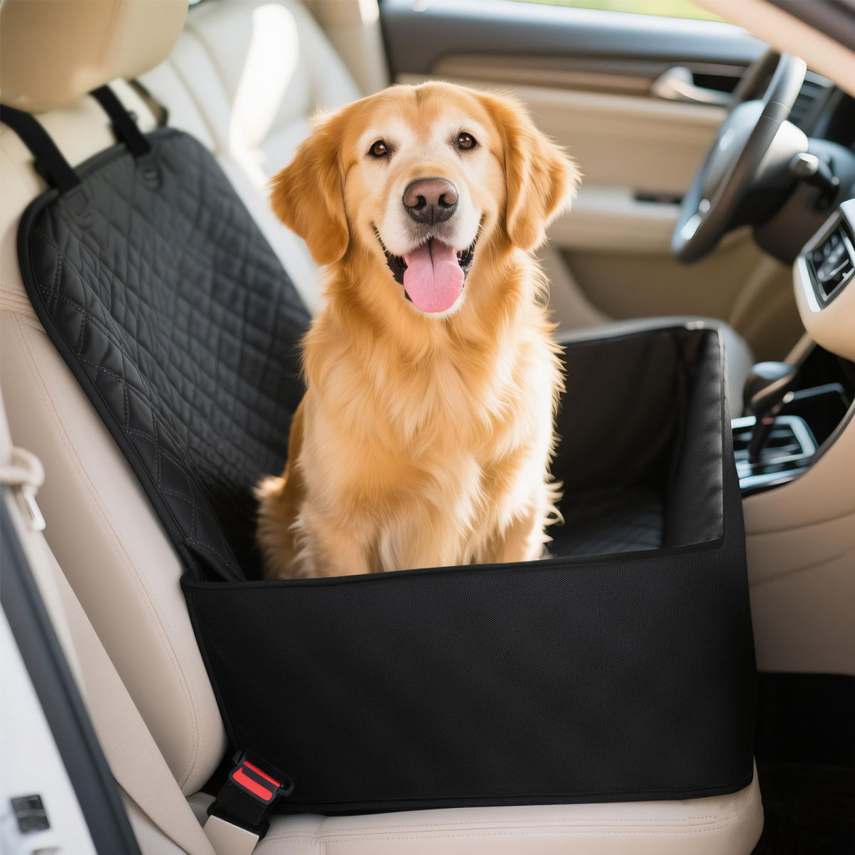 Waterproof And Stain-Resistant Pet Mat For Car Rear Seats