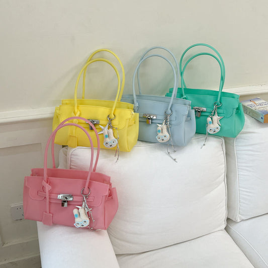Korean-style Casual Transparent Jelly Bag