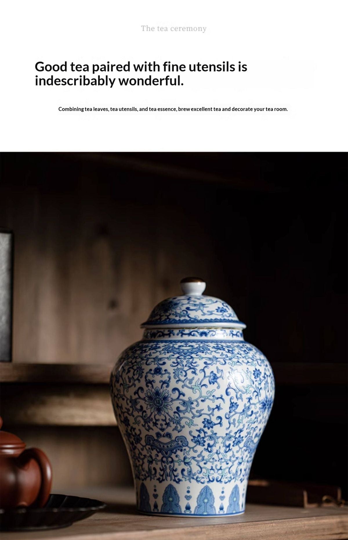 Retro Ceramic Tea Ceremony Accessories Handmade
