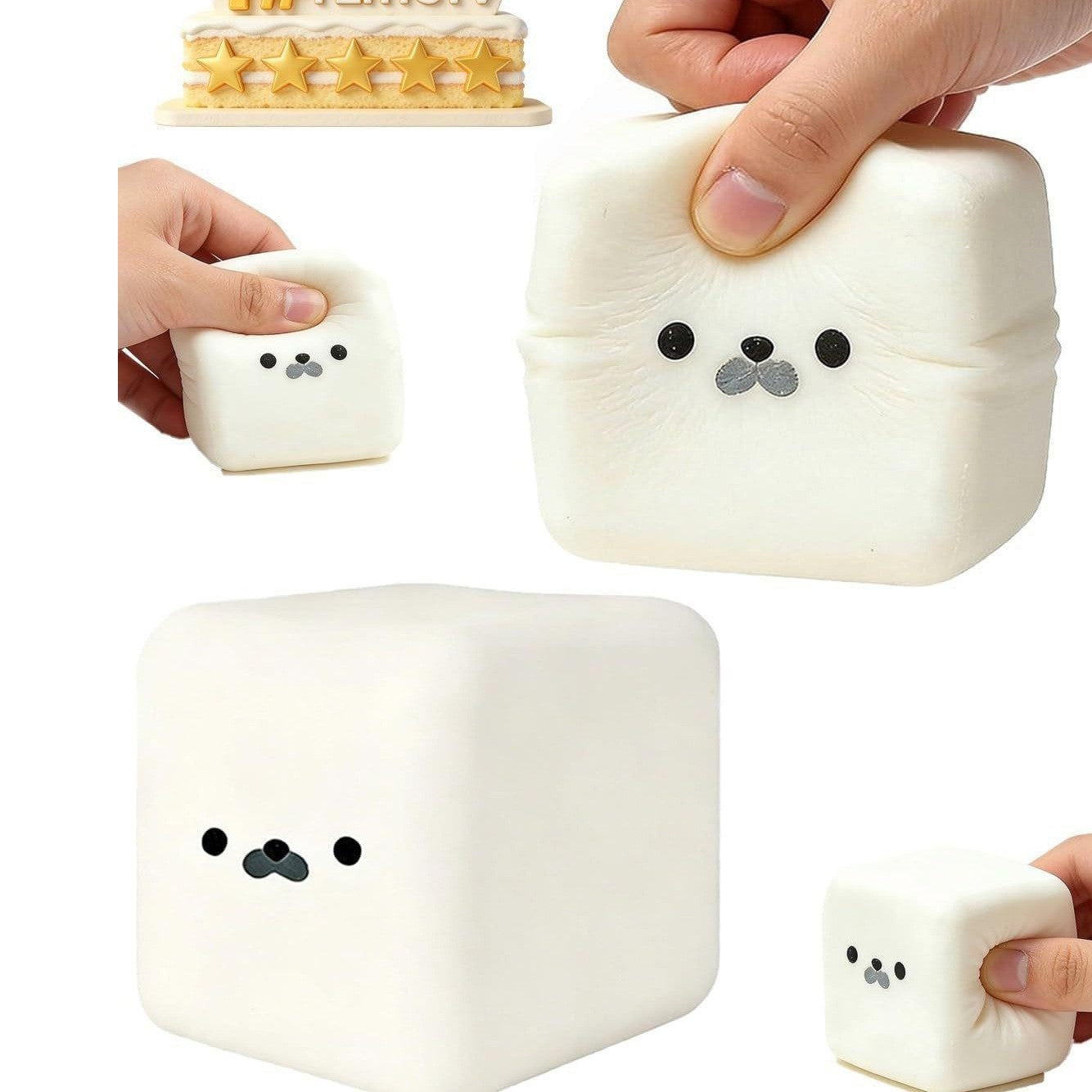 Seal Dumpling Office Anxiety Slow Rebound Soft Silicone Stress Relief Toy