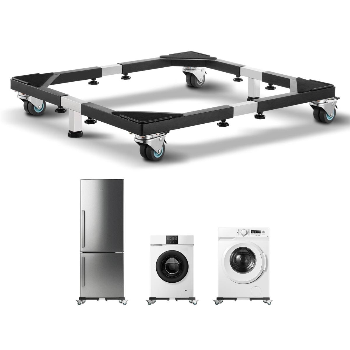 Fridge Stand Mobile Base 1200 Lbs 23 -36.6 Inch Adjustable Furniture Dolly
