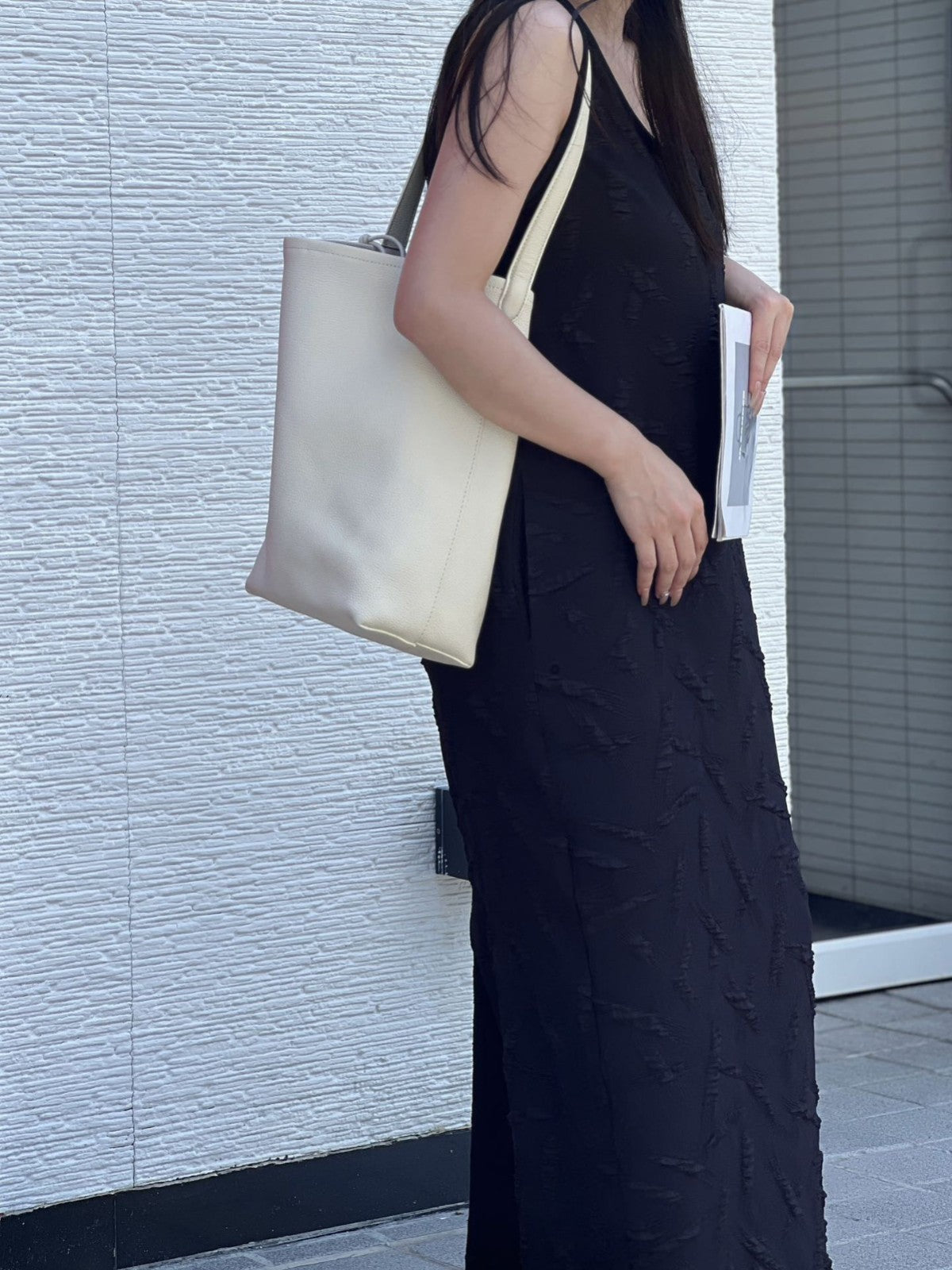 New Cross-Border First-Layer Cowhide Baguette Bag, Single Shoulder Retro Sausage Bag, Napa Genuine Leather Women's Handbag