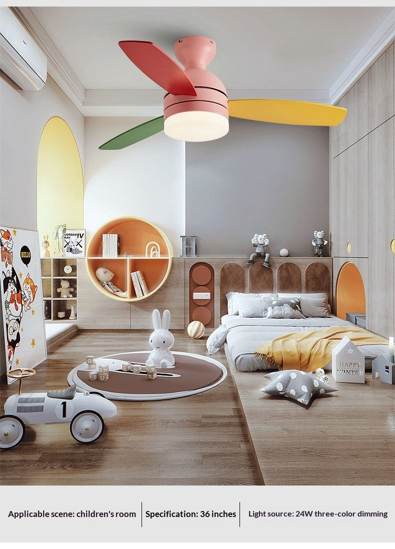 Smart Quiet Inverter Ceiling Fan Light Suitable For Restaurant Childrens Rooms Bedrooms And Studies