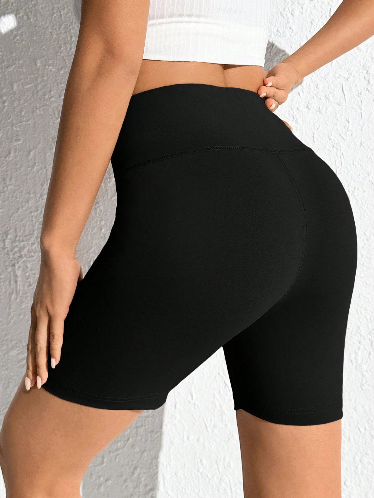 Women Yoga Shorts Workout Biker Shorts Women High Waisted Butt Lift Spandex Casual Athletic Gym Yoga Shorts