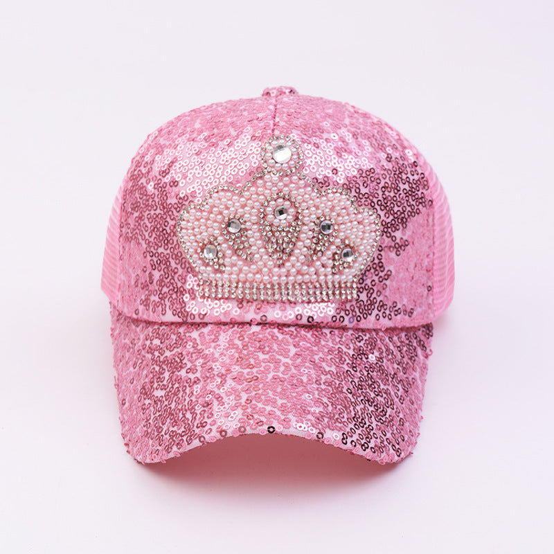 New Crown Princess Childrens Mesh Hat