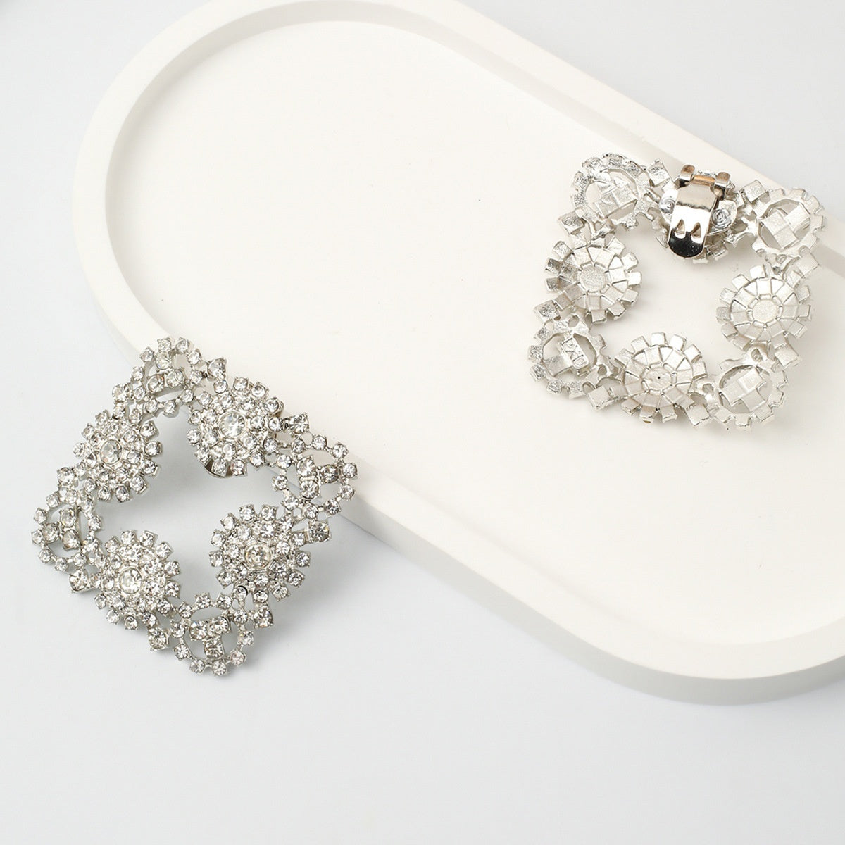 Detachable Metal Shoe Accessories For Women Versatile Shoe Upper Embellishments