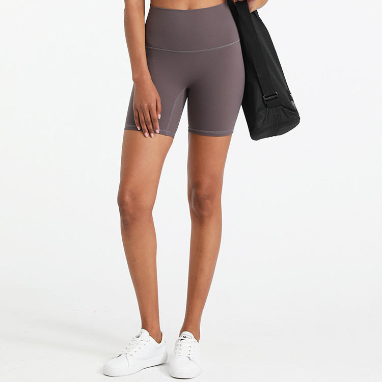Exercise Without Embarrassment Feel Naked, Scrub And Wear Tight High-waist Yoga Shorts