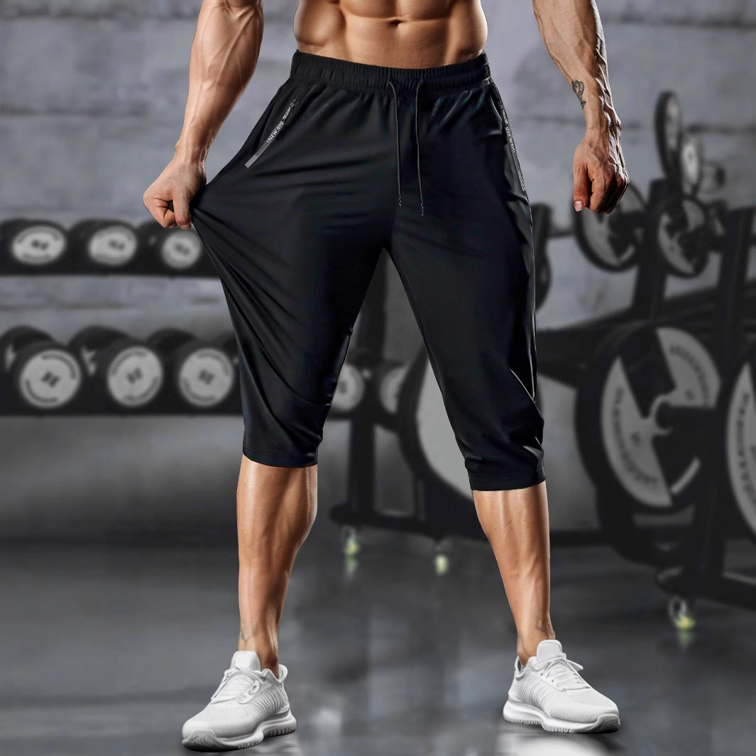 Mens Quick-Drying Breathable Running And Fitness Pants