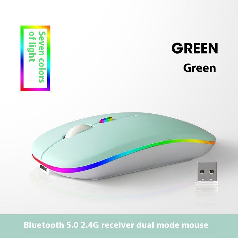 Glowing Bluetooth Mute Charging Mouse