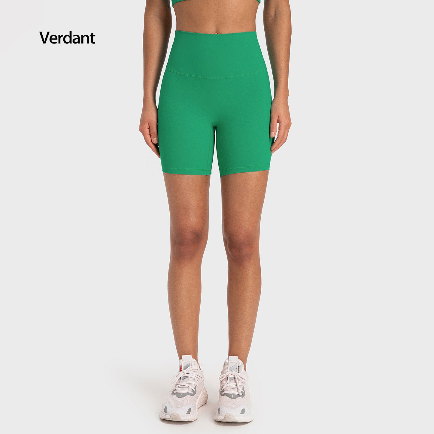 Naked-feel Elastic Yoga Pants, Tummy Control And Butt-lifting Cycling Fitness 3 Pants Tight Running Shorts For Women