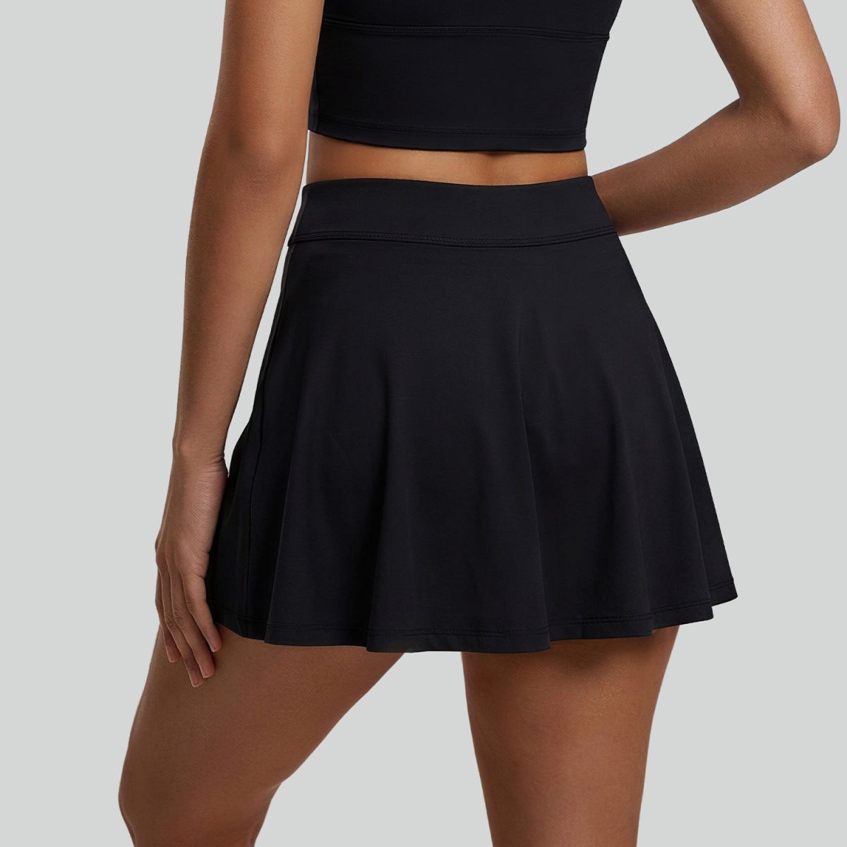 High Waisted Anti-exposure Yoga Skirt