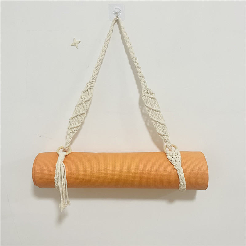 Simple Portable Yoga Mat Braided Rope Hand Woven
