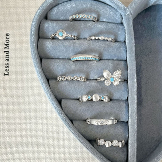 Simple And Sweet Wind Scrub Ring Women's Fashion Advanced