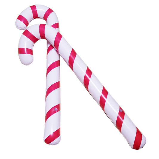 Amazon Ins Inflatable  Cane Christmas PVC Atmosphere Active Interactive Props
