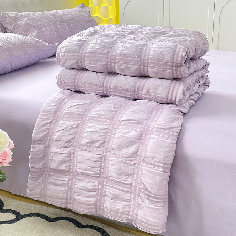 Seersucker Summer Cooling Air Conditioning Bed Summer Quilt