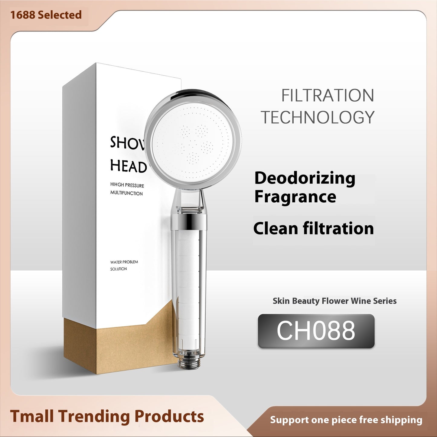 Chlorine Removal Beauty Shower Head Shower Nozzle