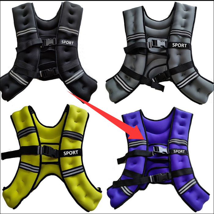 Invisible Weighted Running Vest With Integrated Equipment