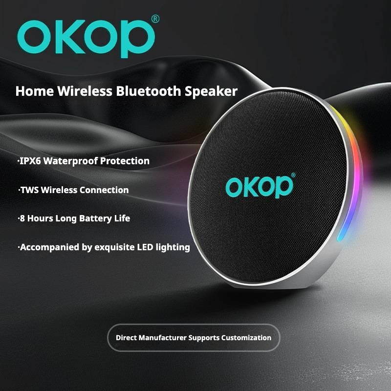 KP-821 Bluetooth Speaker A Best-Seller Outdoor Waterproof High Volume Long Battery Life RGB Ambient Lighting