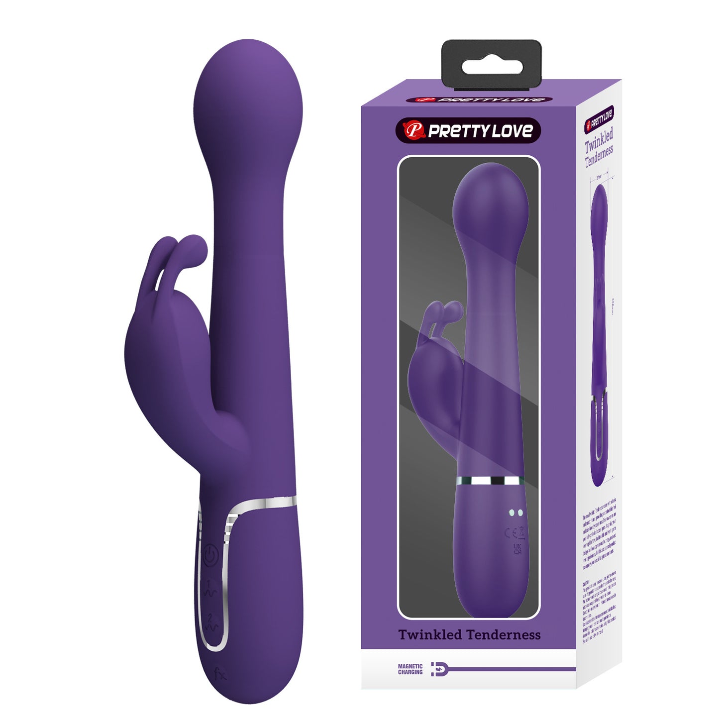3-in-1 Ball Telescopic 7-frequency Double Motor Vibration Massage Tool