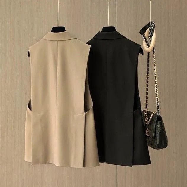 Korean-style Versatile Womens Blazer Vest