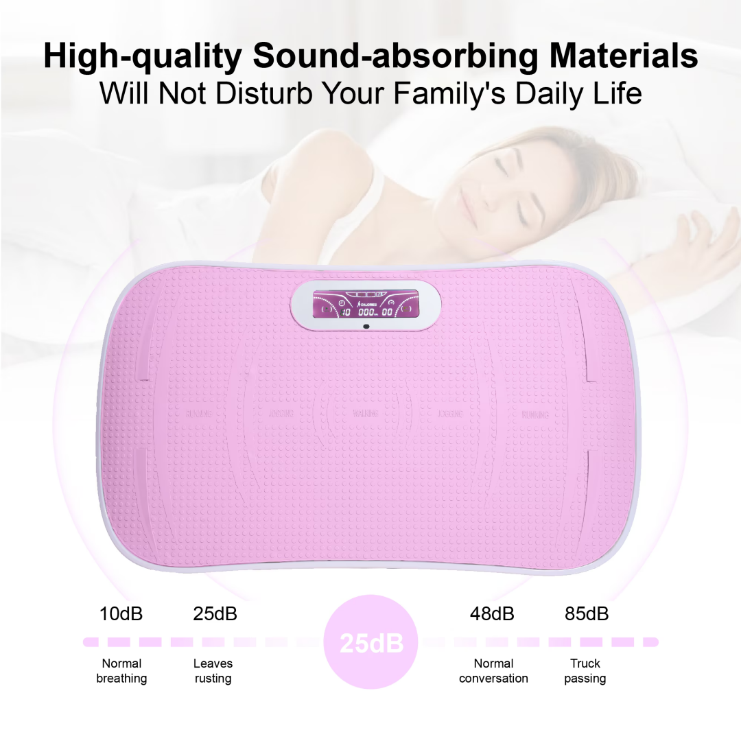 Full Body Vibration Platform Crazy Fitness Massage 10-Frequency Weight Loss & Fat Burner Shaking Machine For Unisex