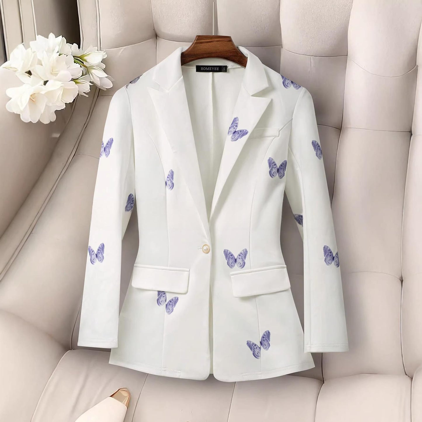 Fashionable Womens Korean-style Casual Blazer