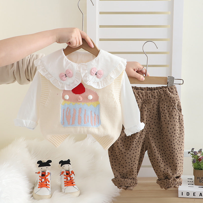 Baby Girl Spring Suit Fashionable Korean Style