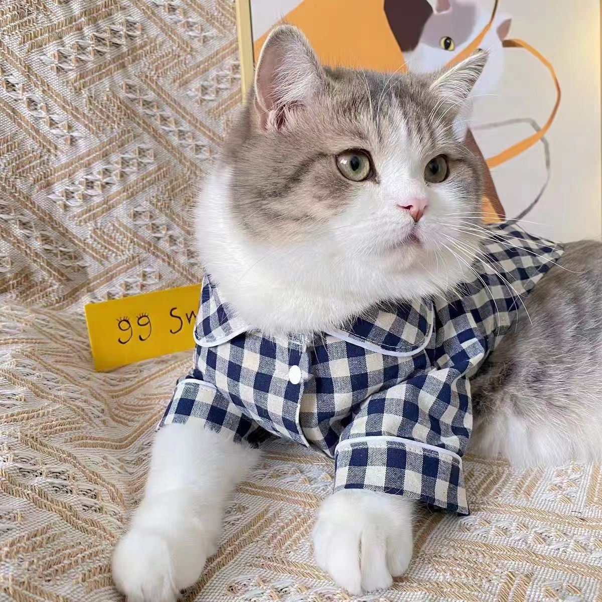 Pet Springsummer Thin Dog Pajamas For Puppies And Bichon Frises