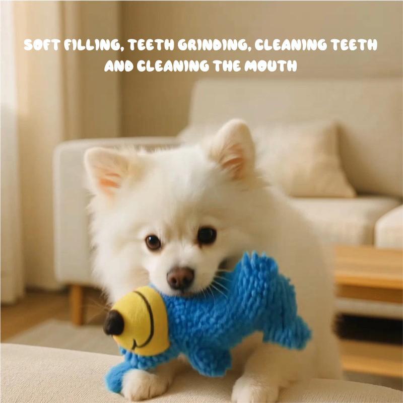 Screaming Dog Toy Blue Dog Teeth Cleaning Interactive Companion Vocal Cleaning Oral Sound Boredom Relief Toy Dog Christmas Gifts Dog Toys Dog Toy Dog Products