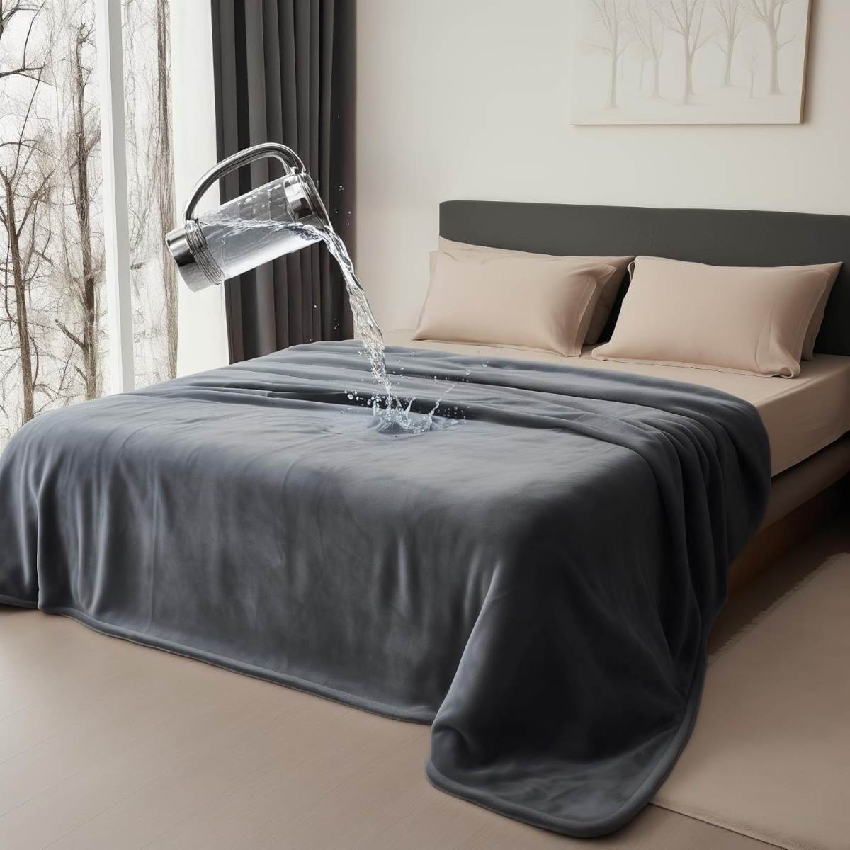 Double-sided Flannel Blanket Pet Blanket Couple Waterproof Supplies