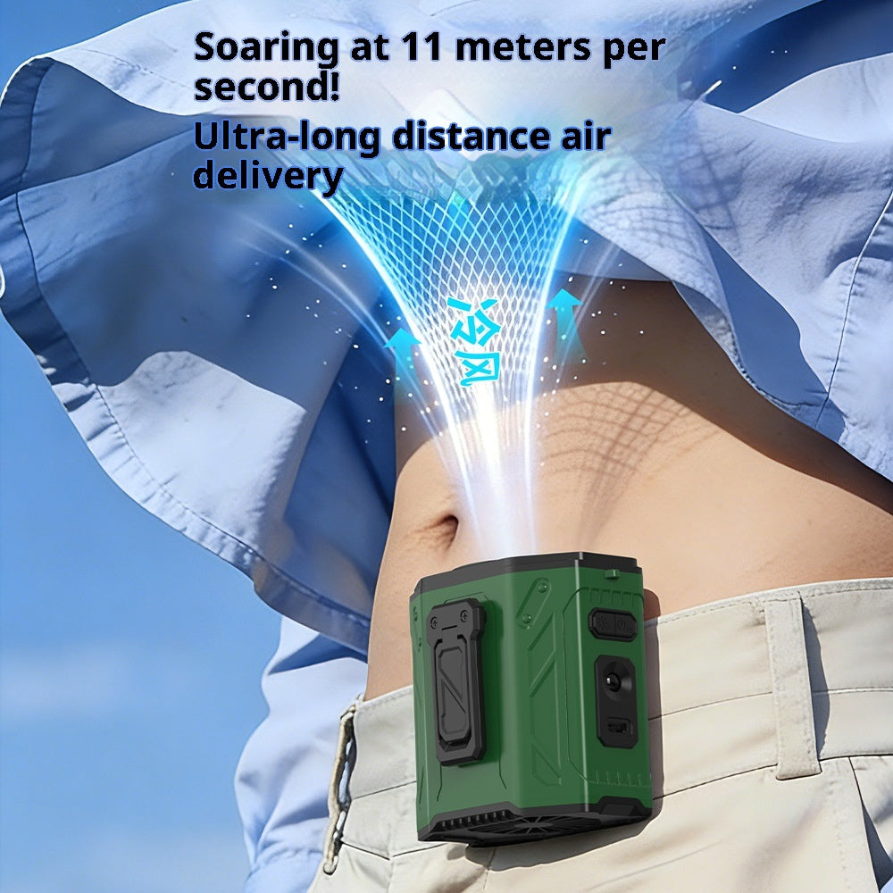 Portable Cooling Rechargeable Waist-Hanging Fan