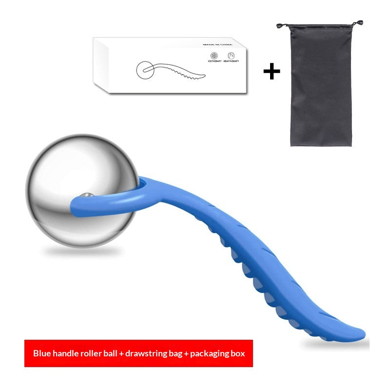 Stainless Steel Massage Roller Fitness Hot Cold Therapy Fascia Ball